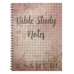 Bible Study-2 Samuel Notebook