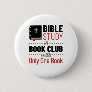 Bible Study Christian Religion Church One Book 6 Cm Round Badge