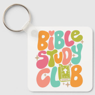 Bible Study Club Colourful Keychain