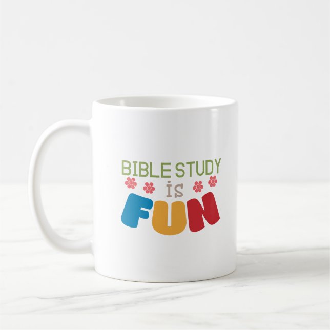 Bible Study Is Fun Coffee Mug (Left)