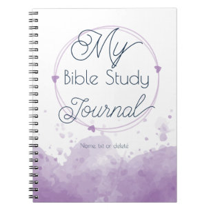 Bible Study Journal, devotion Notebook