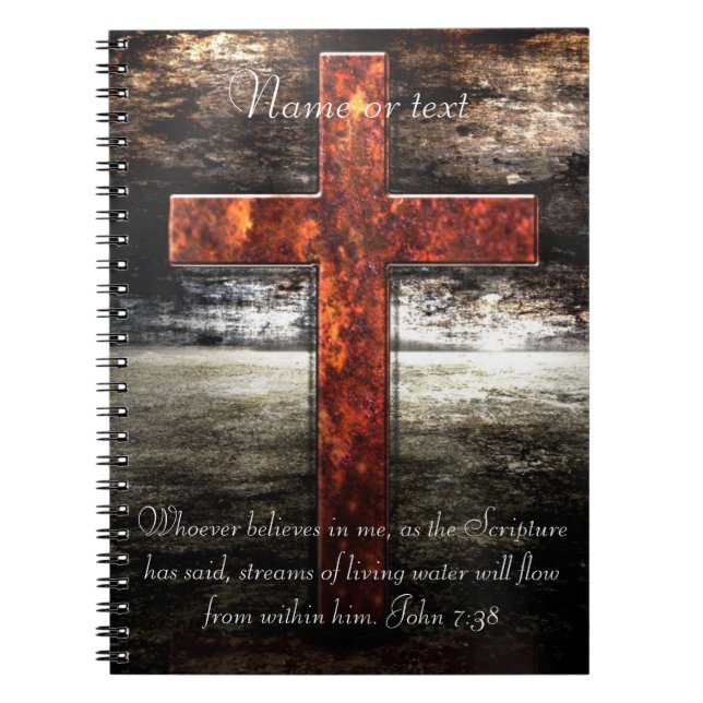 Bible Study Journal Notebook – Christian Scripture (Front)