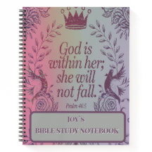 Bible study notebook