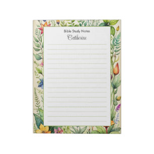 Bible Study Notepaper Personalised Notepad