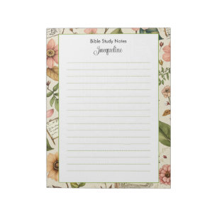 Bible Study Notepaper Personalized Notepad