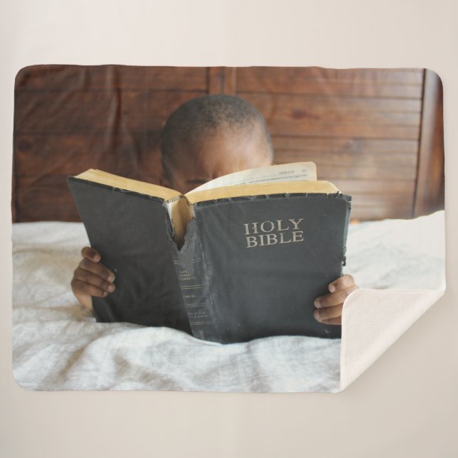 BIBLE STUDY SHERPA BLANKET (Front (Horizontal))