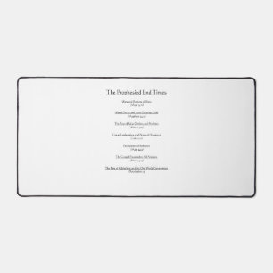 BIBLE: The Prophesied End Times Desk Mat