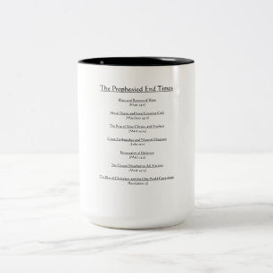 BIBLE: The Prophesied End Times Two-Tone Coffee Mug