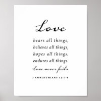 Bible Verse 1 Corinthians 13:7-8