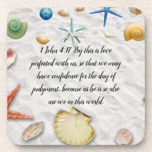 Bible Verse 1 John 4:17 Coaster