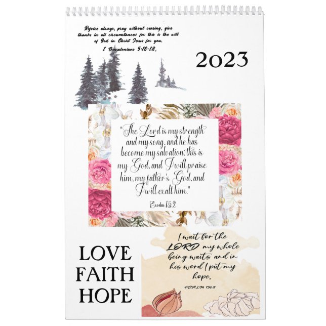 Bible Verse 2023 Calendar (Cover)