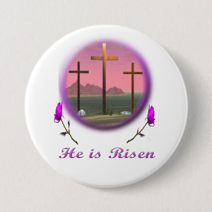 Bible verse 7.5 cm round badge