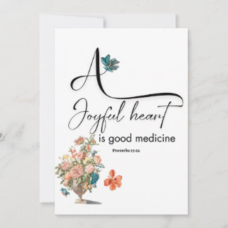 Bible verse A Joyful Heart Invitation