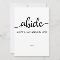 Bible verse Abiding in Christ