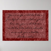 bible verse about family Psalm 128:3