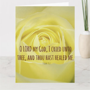 Bible Verse about Healing Card