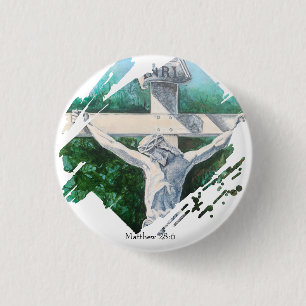 Bible Verse At the Cross Personalise 3 Cm Round Badge