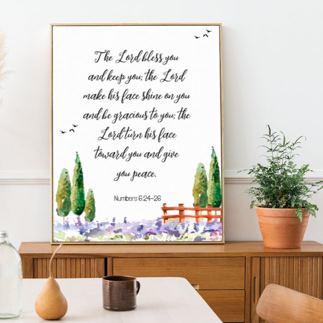 Bible verse - blessing: The Lord scripture poster (Creator Uploaded)