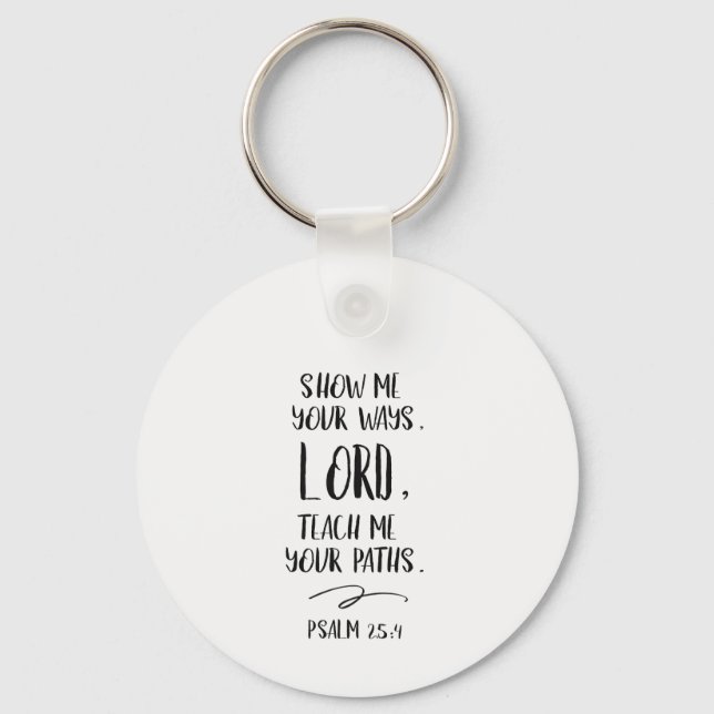 Bible verse Blue splash Tote Bag Key Ring (Front)