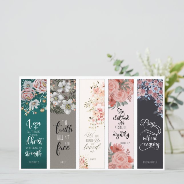 Bible Verse Bookmarks (Standing Front)