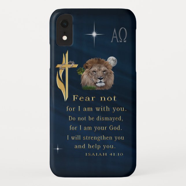 Bible Verse Case-Mate iPhone Case (Back)