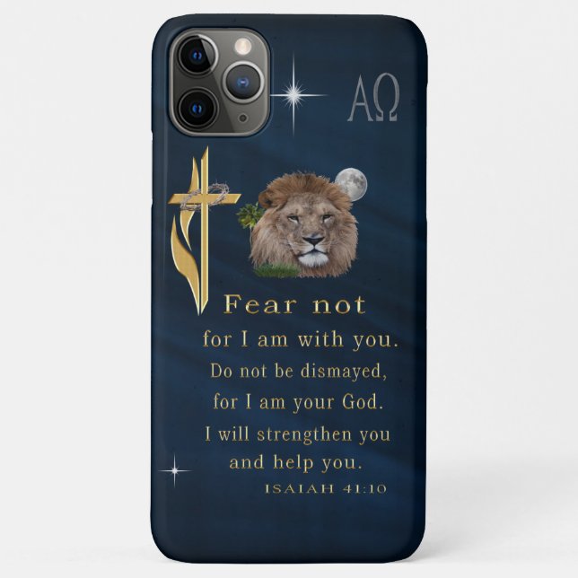 Bible Verse Case-Mate iPhone Case (Back)