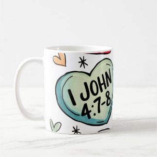 Bible Verse Ceramic Mug with Bible Love Quotes