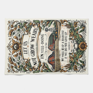 Bible Verse Christian Encouragement Tea Towel