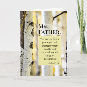 Bible Verse Christian Father Day Quotes Card