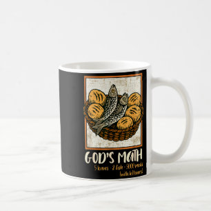 Bible Verse Christian Jesus Fishes & Loaves Go Coffee Mug