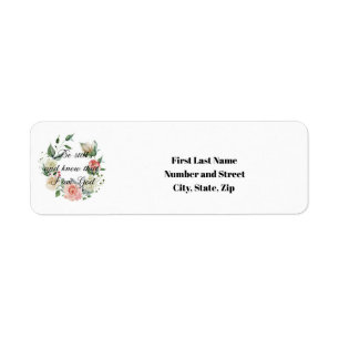 Bible Verse Christian Return Address Labels