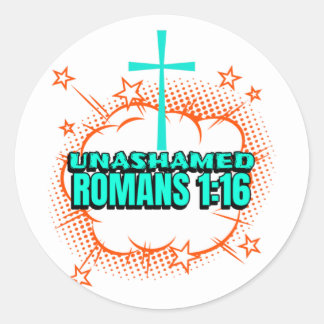 Bible Verse Classic Round Sticker