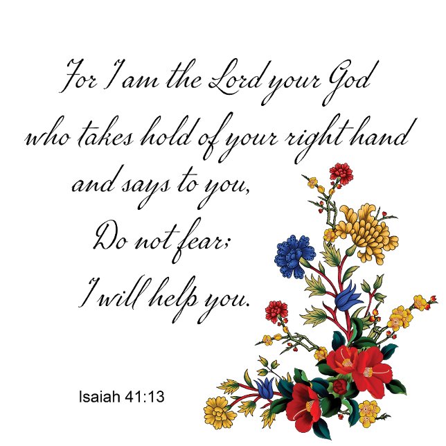 Bible Verse Coffee Mug - Isaiah 41:13 (Creator Uploaded)