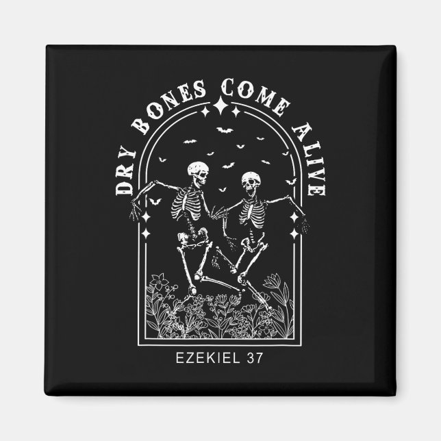 Bible Verse Dry Bones Come Alive Christian Jesus  Magnet (Front)