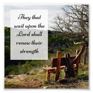 Bible Verse Encouragement Scripture Scenic Photo Print