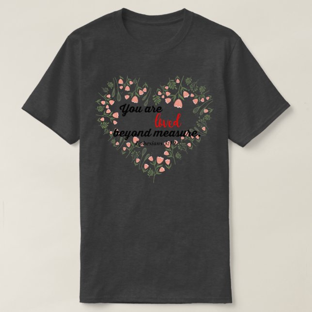 Bible verse Ephesians T-Shirt (Design Front)