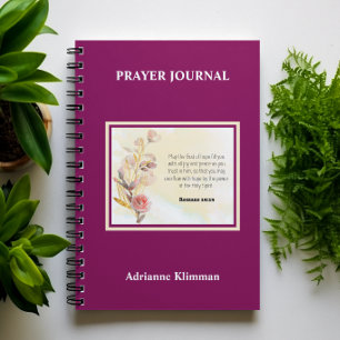 Bible Verse Floral Prayer Journal
