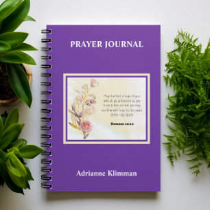 Bible Verse Floral Prayer Journal