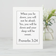 Bible Verse for Sleep, Proverbs 3:24, Modern Art