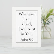 Bible Verse for Sleep, Psalms 56:3, Modern Simple