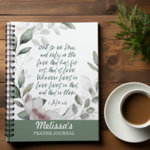 Bible Verse Greenery Spiral  Planner