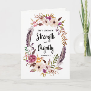 Bible Verse Greeting Card, Thanksgiving card