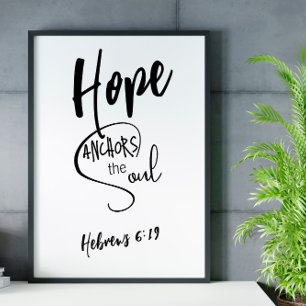 Bible verse Hebrews  Poster