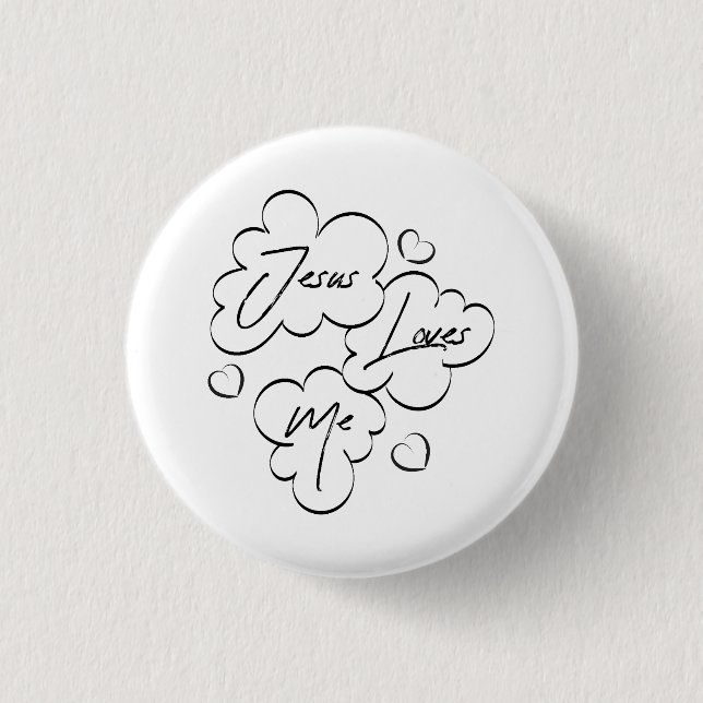 Bible Verse Illustration  Button (Front)