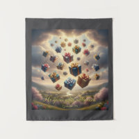 Bible Verse Inspired Tapestry