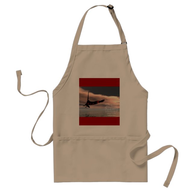 Bible Verse Isaiah 40: 28-31 with Eagle Standard Apron (Front)