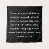 Bible Verse James 2:15 - 16