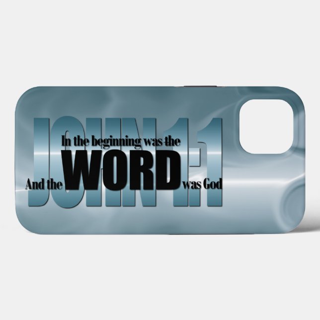 Bible Verse - John 1:1 Case-Mate iPhone Case (Back (Horizontal))