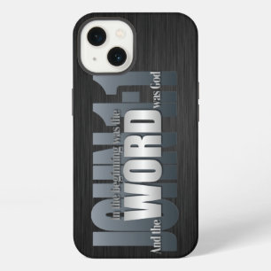 Bible Verse - John 1:1 iPhone 13 Case