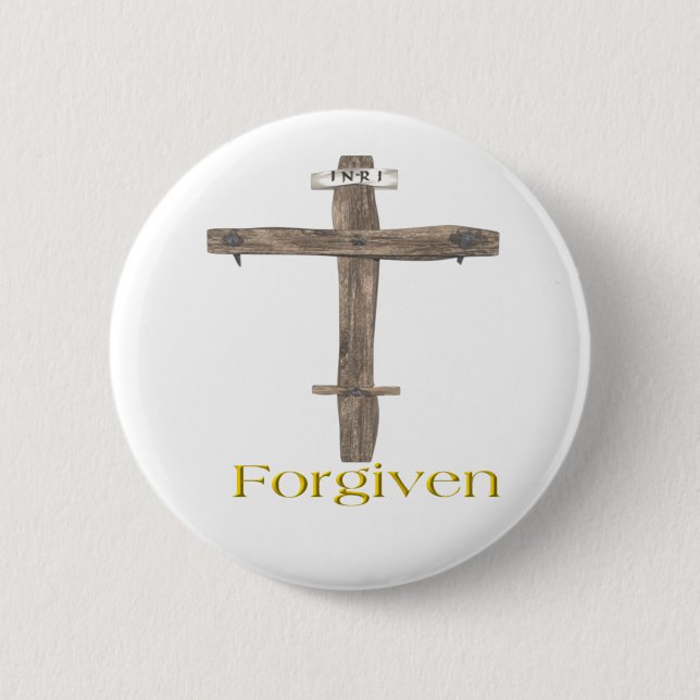 Bible verse John 3:16 6 Cm Round Badge (Front)